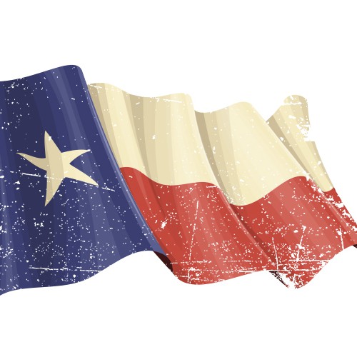 Texas Vintage Flag