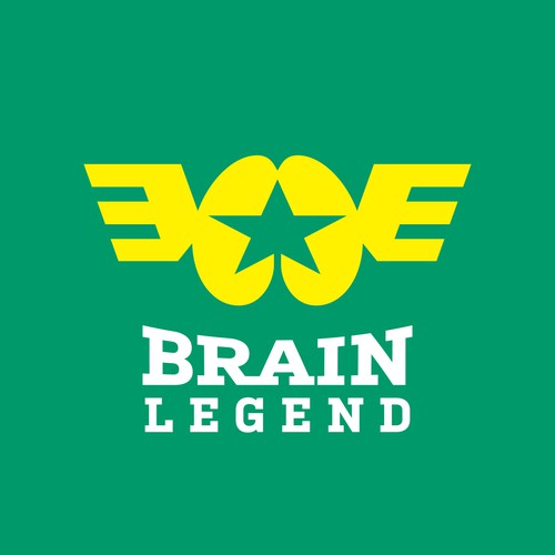 Bold logo for a "brain supplement" company