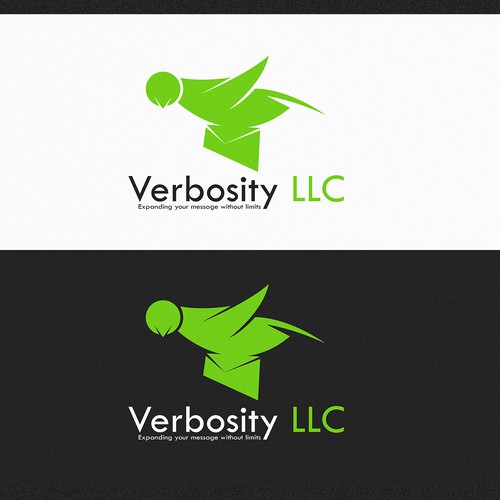 Bird logo concept for Verbosity LLC