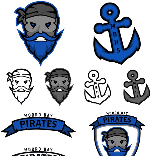 Proposed Brand Identity for the Morro Bay Pirates