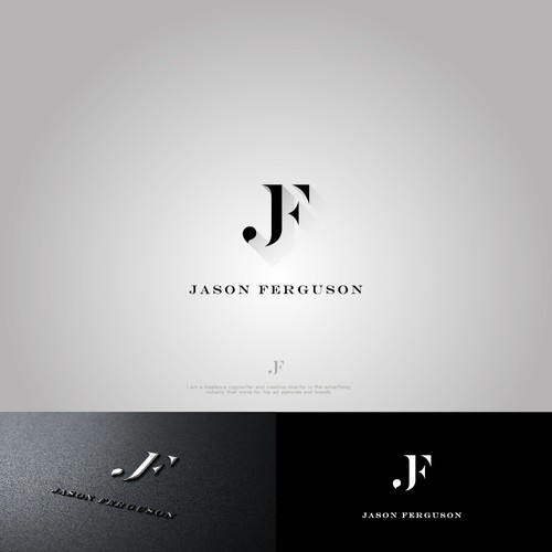 JF monogram logo letters