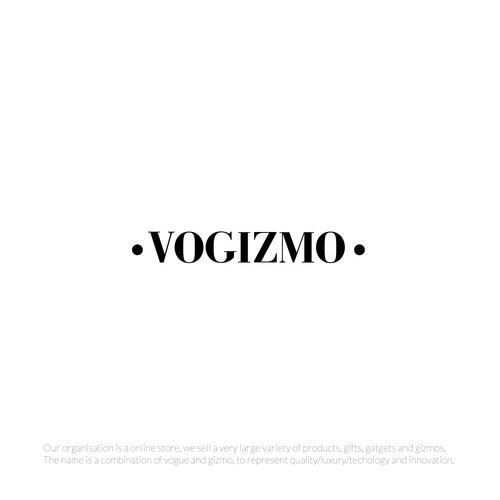 logo for VOGIZMO, an online store.