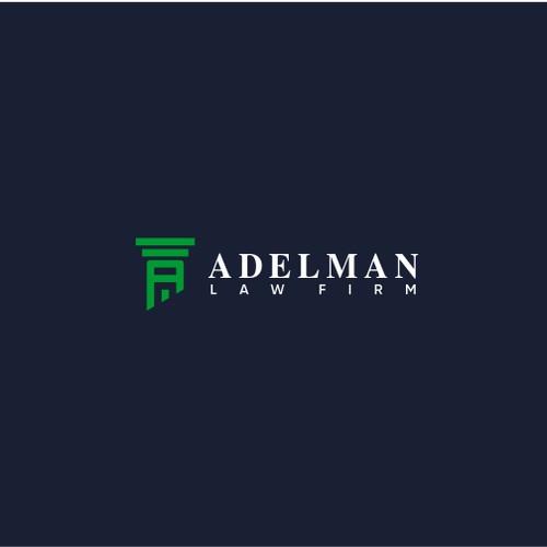 Law Firm logo concept for ADELMAN