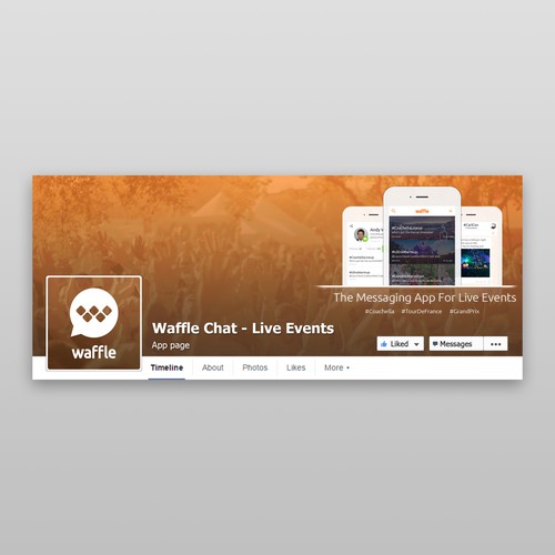 Waffle Facebook Page Design