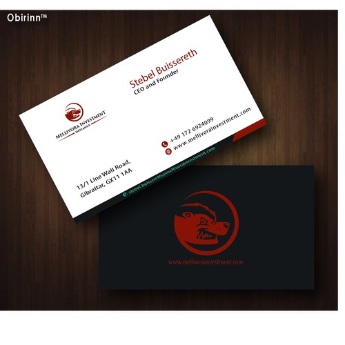 Business Card Design Concept 