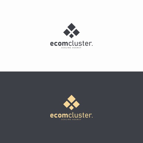 Flat Logo concept for Ecom Cluster