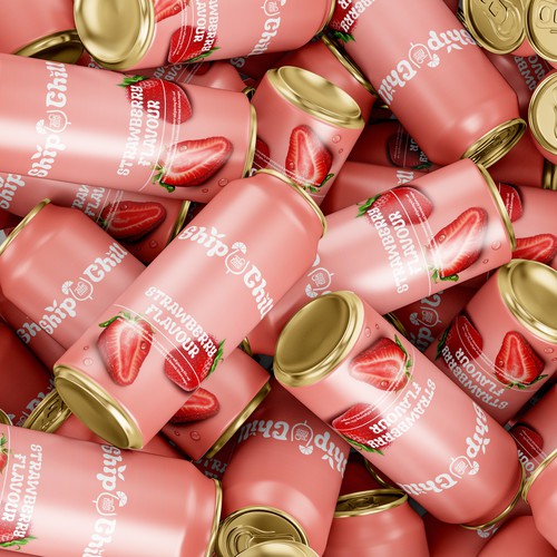 Ship Chill | Vibrant Beverage Brand Identity & Can Design