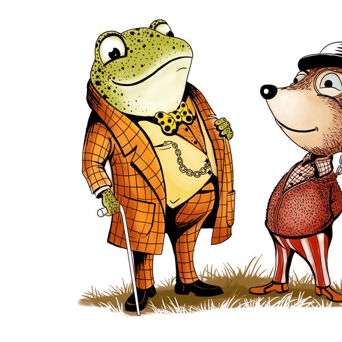 illustration Toad and Mouse