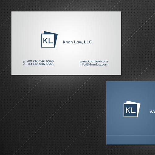 stationery for Khan Law, LLC