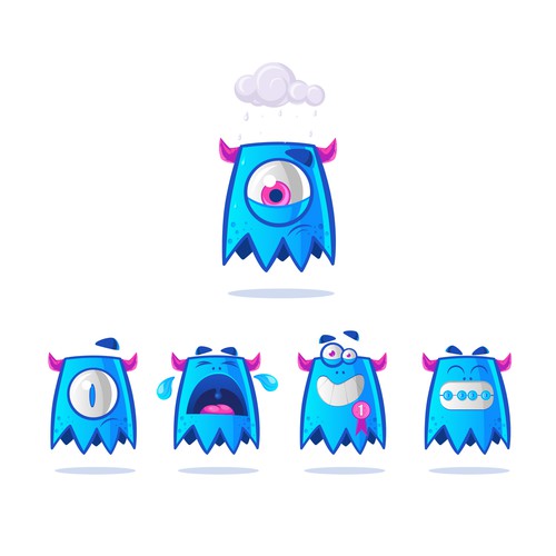 Monsters Emoji Set