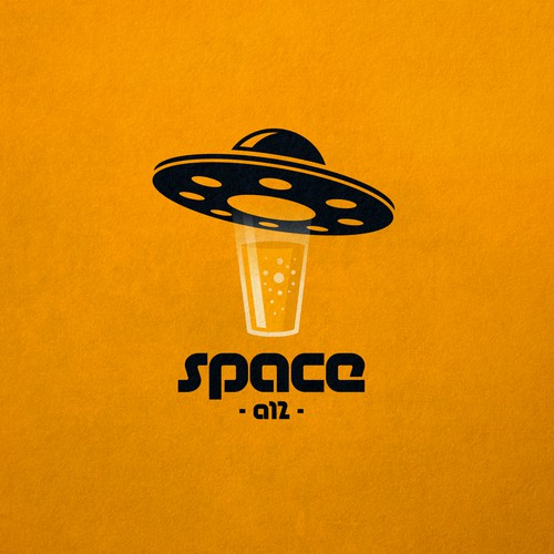 Creative logo for Space A12 bar.