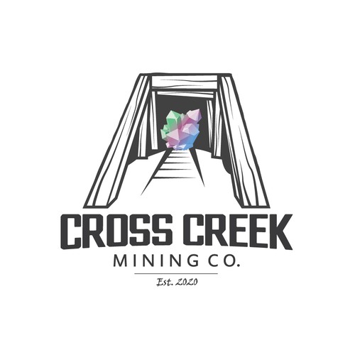 Elegant logo for mining company