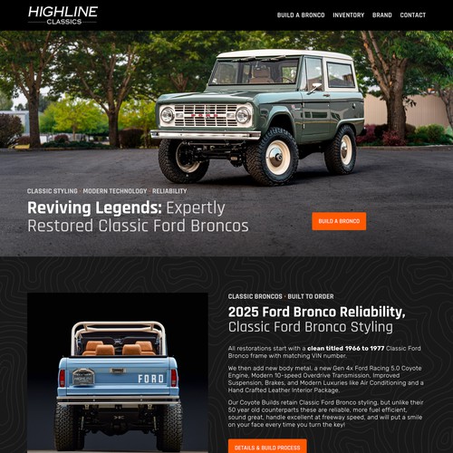 High-End Auto Restoration Site for HighLine Classics