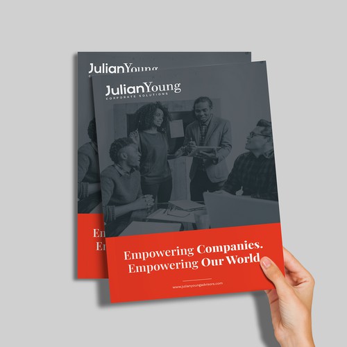 Brochure concept for JulianYoung