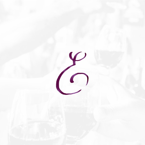 Wine Stain Logo Concept