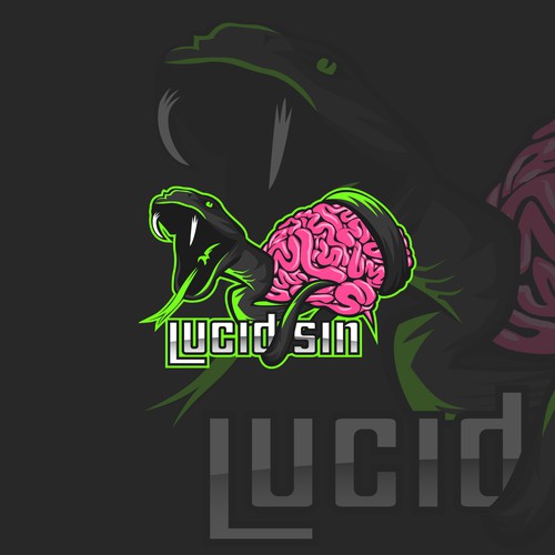 Lucid sin snake mascot