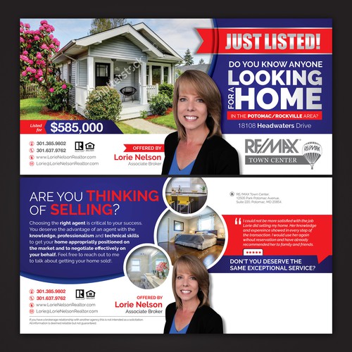 Realestate Postcard for Lorie Nelson