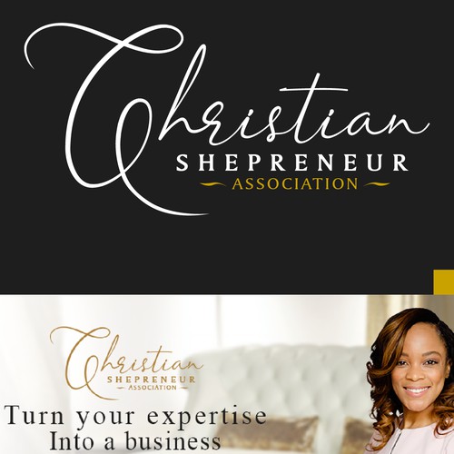 Luxury & Elegant logo for Chirstian Shepreneur Association