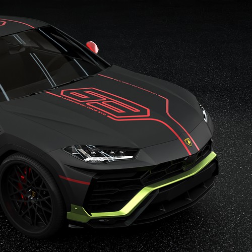 Custom Wrap for Youtubers Lamborghini Urus!