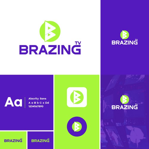 Brazing Tv Logo