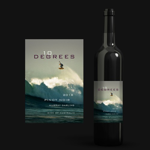 Australian Wine Label - Ten Degrees