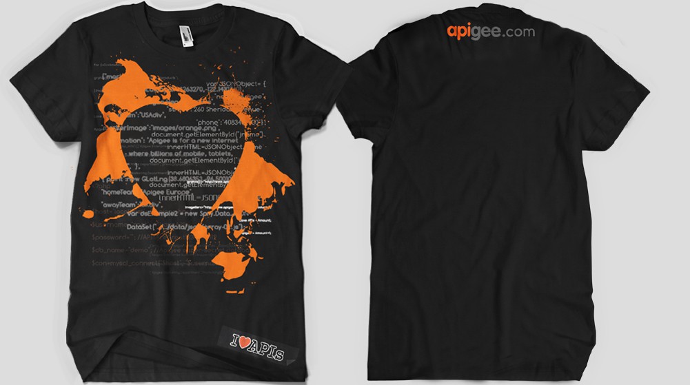 t-shirt design for Apigee