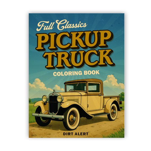 Pickup Truck - coloring book
