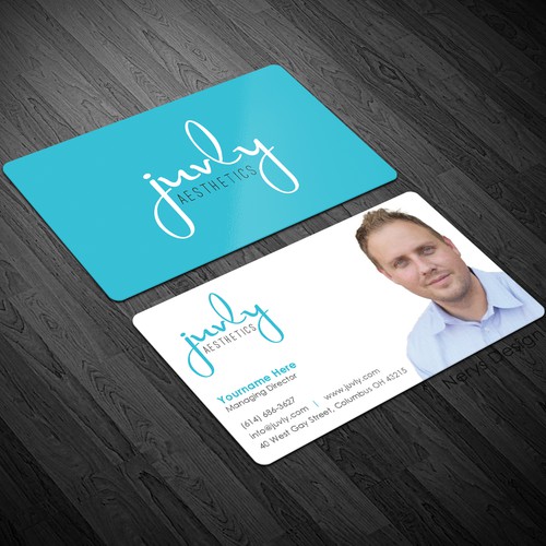 Business card for growing cosmetic dermatology company