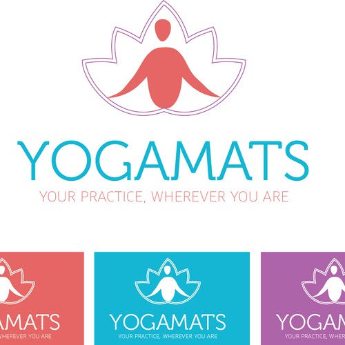 Yogamats.com logo design