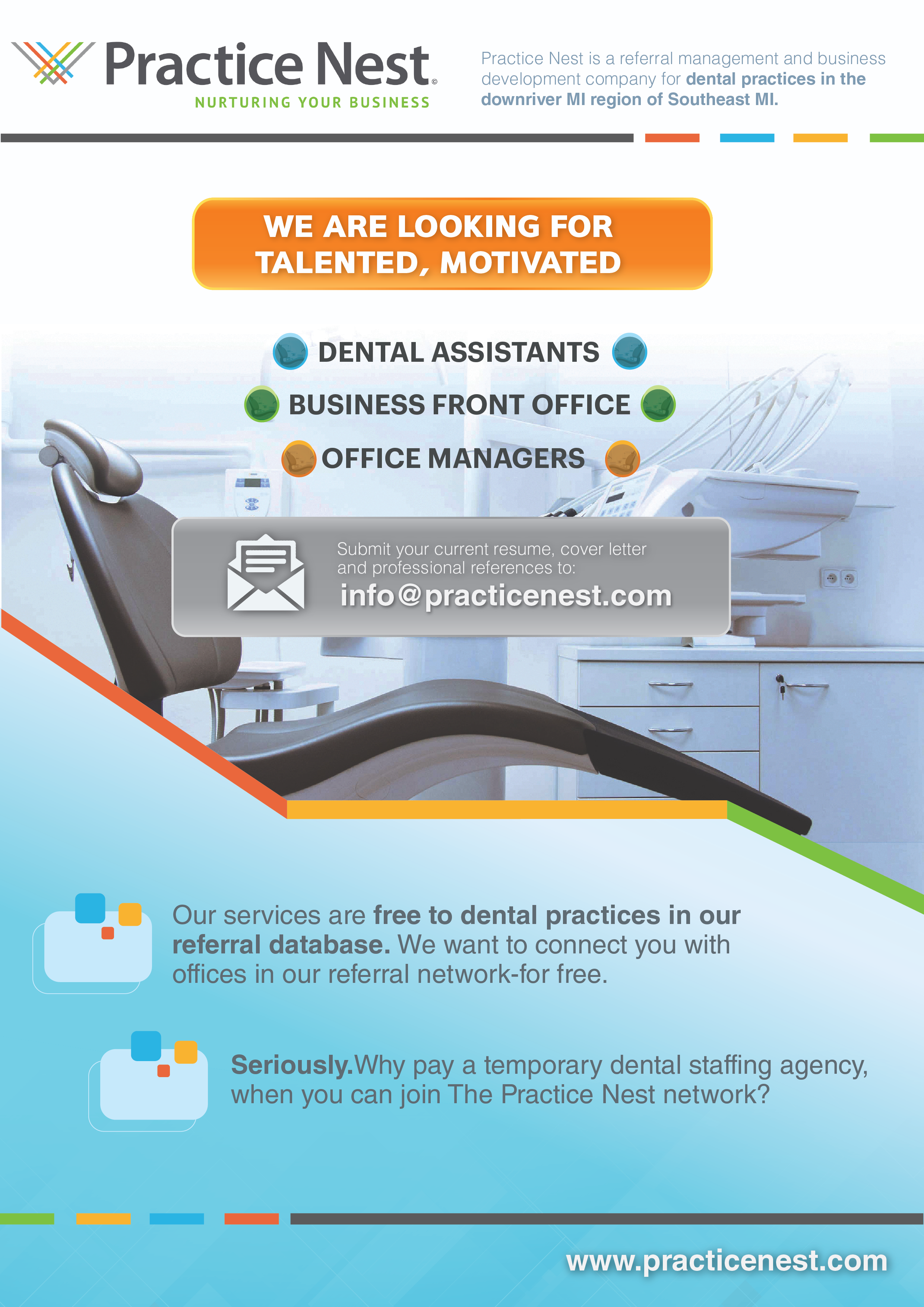 A Fresh Dental Business Company, Looking for Hip Ad to Attract Talent