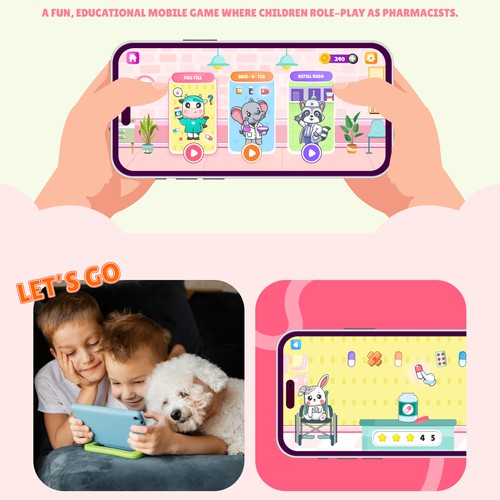 Fun pharmacy simulator game for kids