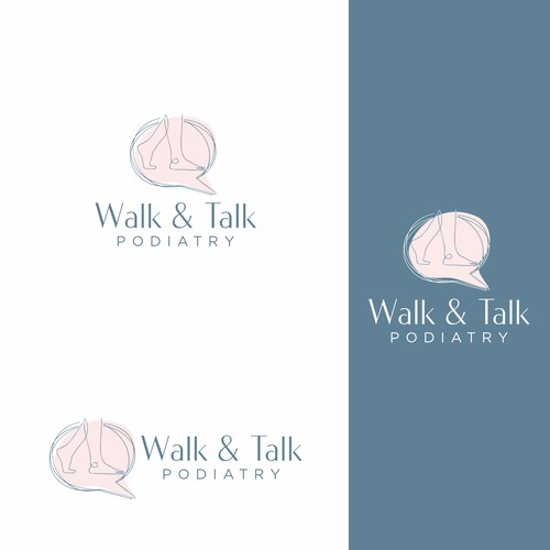 Logo design for Walk & Talk Podiatry