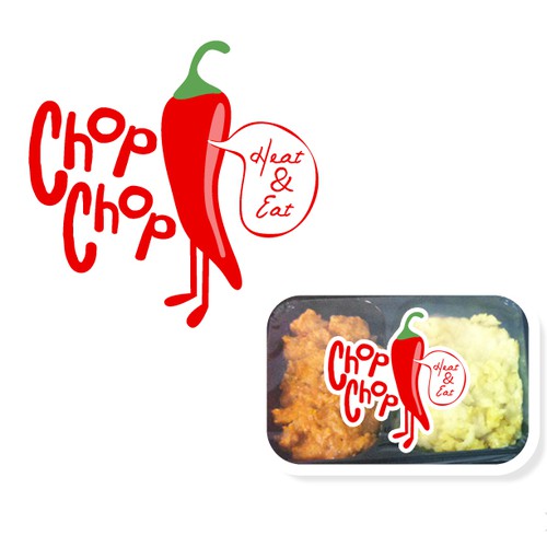 Chop Chop mascot logo