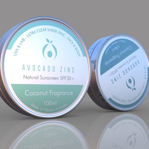 Avocado Zinc - label