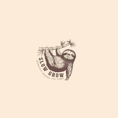 Slow Grow Logo For Slow Growing Cannabis