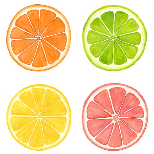 Create Fun & Bright Citrus Slice Art for True Citrus!