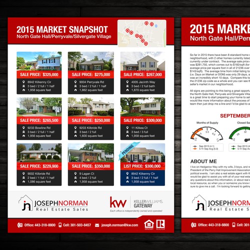 Elegant and informational flyer design for Real Estate