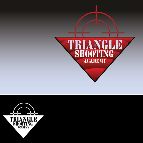 Create the next logo for Triangle Shooting Academy