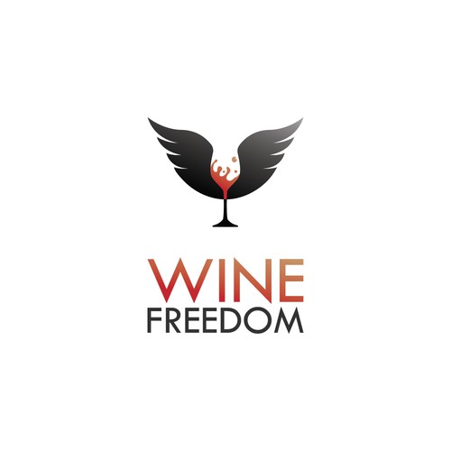 Wine  Company logo design.