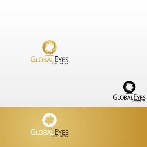 Create the next logo and business card for Global Eyes Optometry