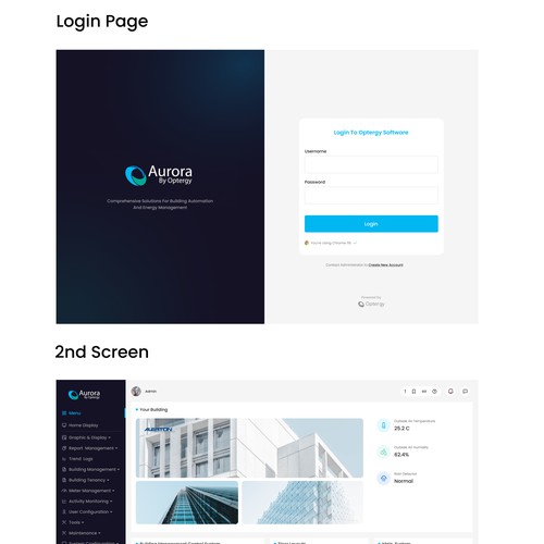 Web server theme design