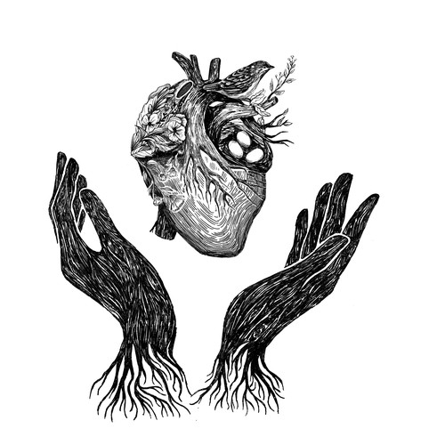 Heart bird