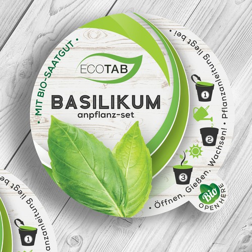 Eco cup label