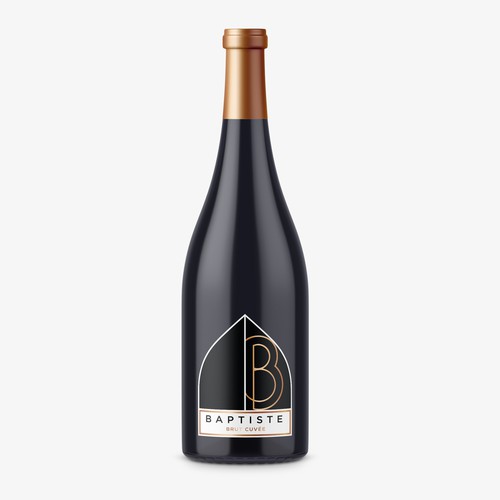 Clean, Modern and Sophisticated Label Design - Sparkling Wine