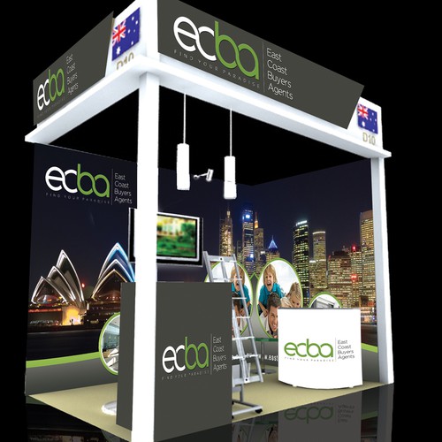 Eye catching graphic design required for Trade show booth - Real Estate.