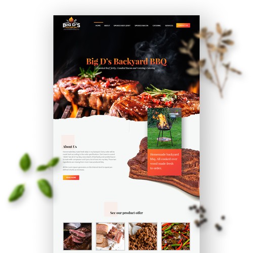 Food Website Design
