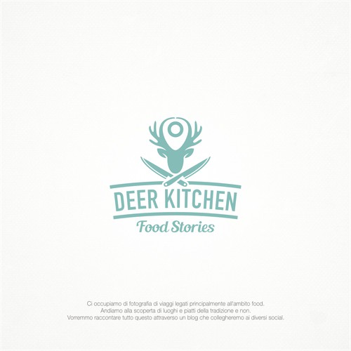 Deer kitchen logo design