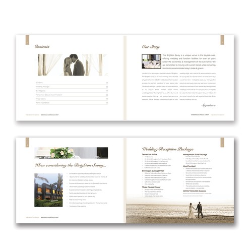 Brochure Design - Wedding company