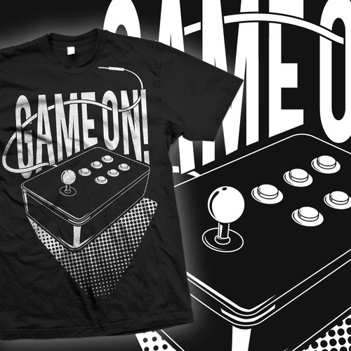 Design a cool GAMER INSPIRED graphic for apparel!