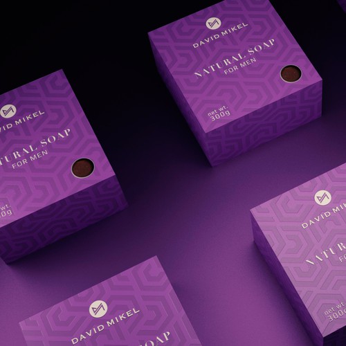 Package design for David mikel brand